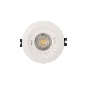 DK3029-WH Встраиваемый светильник, IP 20, 10 Вт, GU5.3, LED, белый, пластик в Тобольске - tobolsk.ok-mebel.com | фото