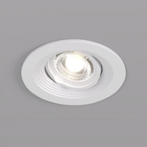 DK3029-WH Встраиваемый светильник, IP 20, 10 Вт, GU5.3, LED, белый, пластик в Тобольске - tobolsk.ok-mebel.com | фото