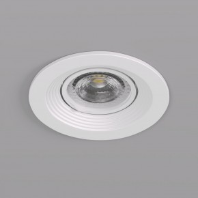 DK3029-WH Встраиваемый светильник, IP 20, 10 Вт, GU5.3, LED, белый, пластик в Тобольске - tobolsk.ok-mebel.com | фото 4