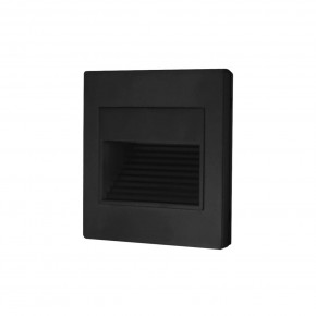 DK3050-BK Светильник встраиваемый в стену, IP 20, LED 3000, 1 Вт, черный пластик в Тобольске - tobolsk.ok-mebel.com | фото