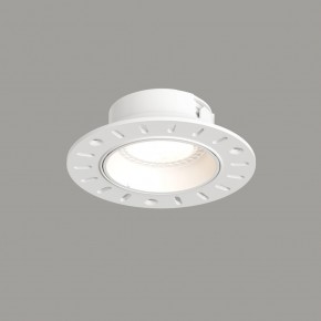 DK3055-WH Встраиваемый светильник, IP 20, 10 Вт, GU5.3, LED, белый, пластик в Тобольске - tobolsk.ok-mebel.com | фото
