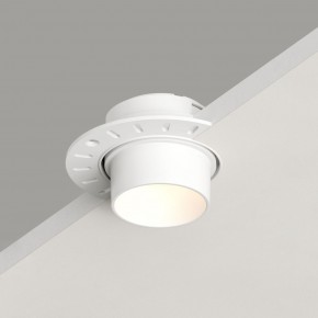 DK3056-WH Встраиваемый светильник под шпатлевку, IP20, до 15 Вт, LED, GU5,3, белый, пластик в Тобольске - tobolsk.ok-mebel.com | фото 2