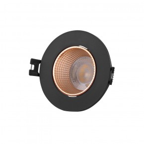 DK3061-BBR Встраиваемый светильник, IP 20, 10 Вт, GU5.3, LED, черный/бронзовый, пластик в Тобольске - tobolsk.ok-mebel.com | фото 1