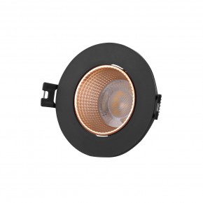 DK3061-BBR Встраиваемый светильник, IP 20, 10 Вт, GU5.3, LED, черный/бронзовый, пластик в Тобольске - tobolsk.ok-mebel.com | фото