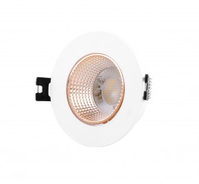 DK3061-WBR Встраиваемый светильник, IP 20, 10 Вт, GU5.3, LED, белый/бронзовый, пластик в Тобольске - tobolsk.ok-mebel.com | фото