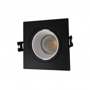DK3071-BK+WH Встраиваемый светильник, IP 20, 10 Вт, GU5.3, LED, черный/белый, пластик в Тобольске - tobolsk.ok-mebel.com | фото 1