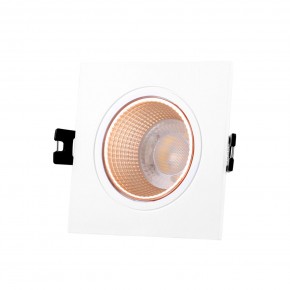 DK3071-WBR Встраиваемый светильник, IP 20, 10 Вт, GU5.3, LED, белый/бронзовый, пластик в Тобольске - tobolsk.ok-mebel.com | фото