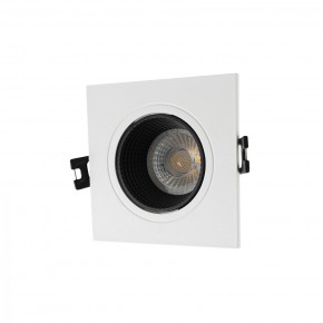 DK3071-WH+BK Встраиваемый светильник, IP 20, 10 Вт, GU5.3, LED, белый/черный, пластик в Тобольске - tobolsk.ok-mebel.com | фото