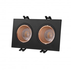 DK3072-BBR Встраиваемый светильник, IP 20, 10 Вт, GU5.3, LED, черный/бронзовый, пластик в Тобольске - tobolsk.ok-mebel.com | фото
