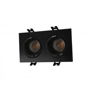 DK3072-BK Встраиваемый светильник, IP 20, 10 Вт, GU5.3, LED, черный/черный, пластик в Тобольске - tobolsk.ok-mebel.com | фото
