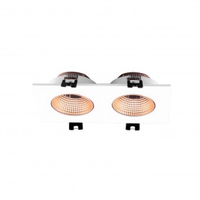 DK3072-WBR Встраиваемый светильник, IP 20, 10 Вт, GU5.3, LED, белый/бронзовый, пластик в Тобольске - tobolsk.ok-mebel.com | фото 2