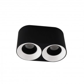 DK3096-BW+BK Светильник накладной IP 20, 10 Вт, GU5.3, LED, черно-белый/черный, пластик в Тобольске - tobolsk.ok-mebel.com | фото