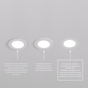 DK3101-WH Встраиваемый влагозащищенный светильник, IP65, до 10 Вт, LED, GU5,3, белый в Тобольске - tobolsk.ok-mebel.com | фото 6