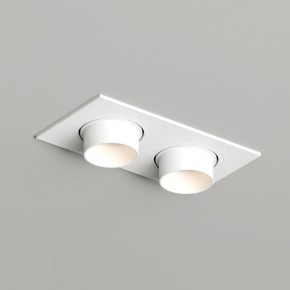 DK3122-WH Встраиваемый светильник, IP20, до 15 Вт, LED, GU5,3, белый, пластик в Тобольске - tobolsk.ok-mebel.com | фото
