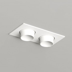 DK3122-WH Встраиваемый светильник, IP20, до 15 Вт, LED, GU5,3, белый, пластик в Тобольске - tobolsk.ok-mebel.com | фото 2