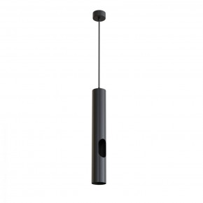 DK4045-BK Подвесной светильник, с декоративным вырезом, IP 20, до 15 Вт, LED, GU10, черный, алюминий в Тобольске - tobolsk.ok-mebel.com | фото