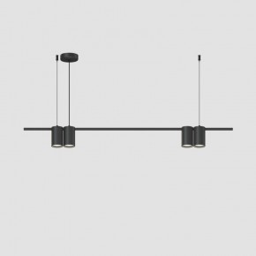 DK4061-BK Подвесной светильник ORBIT, IP20, 4xGU10 LED до 15 Вт, черный матовый, алюминий в Тобольске - tobolsk.ok-mebel.com | фото