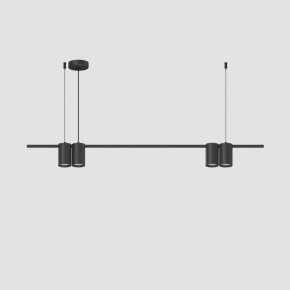 DK4061-BK Подвесной светильник ORBIT, IP20, 4xGU10 LED до 15 Вт, черный матовый, алюминий в Тобольске - tobolsk.ok-mebel.com | фото 2