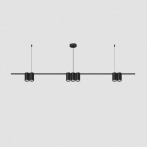 DK4063-BK Подвесной светильник ORBIT, IP20, 7xGU10 LED до 15 Вт, черный матовый, алюминий в Тобольске - tobolsk.ok-mebel.com | фото 2