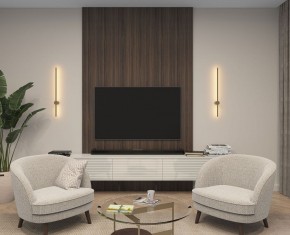 DK5012-SG Бра 800 мм, 3000К, IP20,7 Вт, матовое золото в Тобольске - tobolsk.ok-mebel.com | фото 5