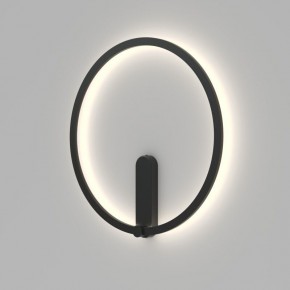 DK5035-BK Бра ROUND со светодиодом, IP20, 24W, 3000/4000/6500K, черный, алюминий в Тобольске - tobolsk.ok-mebel.com | фото