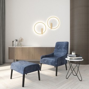 DK5035-SG Бра ROUND со светодиодом, IP20, 24W, 3000/4000/6500K, матовое золото, алюминий в Тобольске - tobolsk.ok-mebel.com | фото 7