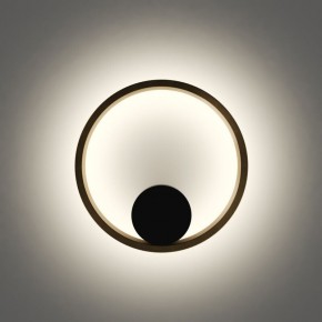 DK5060-BK+SG Бра ORBIT, IP20, 3000К, LED, 10 Вт, черный + сатинированное золото, алюминий в Тобольске - tobolsk.ok-mebel.com | фото 4