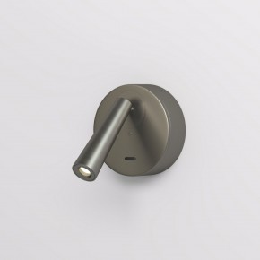 DK5072-DN Бра SHINE WALL со светодиодом, D104*H68, IP20, 3000К, 3W, RA?90, темный никель, алюминий в Тобольске - tobolsk.ok-mebel.com | фото