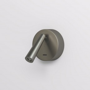 DK5072-DN Бра SHINE WALL со светодиодом, D104*H68, IP20, 3000К, 3W, RA?90, темный никель, алюминий в Тобольске - tobolsk.ok-mebel.com | фото 2