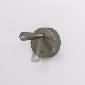 DK5072-DN Бра SHINE WALL со светодиодом, D104*H68, IP20, 3000К, 3W, RA?90, темный никель, алюминий в Тобольске - tobolsk.ok-mebel.com | фото 3