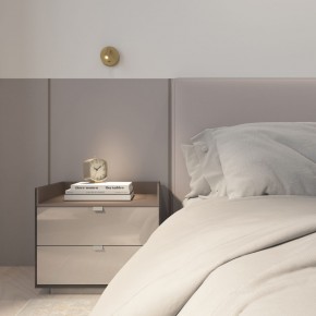 DK5072-SB Бра SHINE WALL со светодиодом, D104*H68, IP20, 3000К, 3W, RA?90, сатинированная латунь, алюминий в Тобольске - tobolsk.ok-mebel.com | фото 9