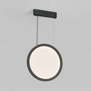 DK6604-BK Подвесной вертикальный светильник Veil со светодиодом H1500 d450 220V 36W 3000-6000K IP20 черный алюминий в Тобольске - tobolsk.ok-mebel.com | фото