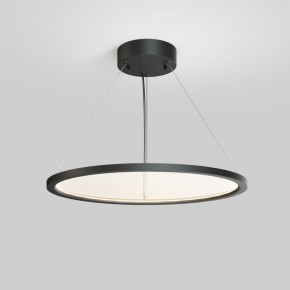 DK6616-BK Подвесной горизонтальный светильник Veil со светодиодом H900 d600 220V 48W 3000-6000K IP20 черный алюминий в Тобольске - tobolsk.ok-mebel.com | фото
