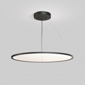 DK6620-BK Подвесной горизонтальный светильник Veil со светодиодом H900 d1000 220V 82W 3000-6000K IP20 черный алюминий в Тобольске - tobolsk.ok-mebel.com | фото
