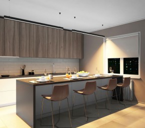 DK9153-BK Линейный светильник 42W 1500mm 3000K, черный в Тобольске - tobolsk.ok-mebel.com | фото 7