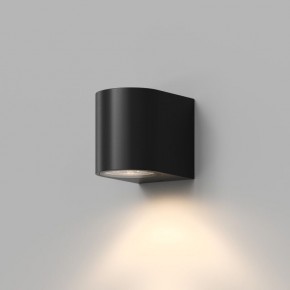 DK9790-BK Настенный уличный светильник NARVIK, IP44, GU10 LED, до 15 Вт, черный, алюминий в Тобольске - tobolsk.ok-mebel.com | фото