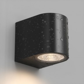 DK9790-BK Настенный уличный светильник NARVIK, IP44, GU10 LED, до 15 Вт, черный, алюминий в Тобольске - tobolsk.ok-mebel.com | фото 3