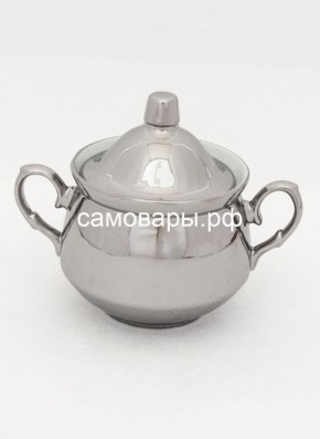 Электрический самовар на 3 литра из латуни никелированный формы "Рюмка ажурная" в наборе №1, с защитой от выкипания в Тобольске - tobolsk.ok-mebel.com | фото 3