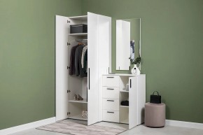 ЭЙР прихожая (модульная) Белый Шагрень в Тобольске - tobolsk.ok-mebel.com | фото 24