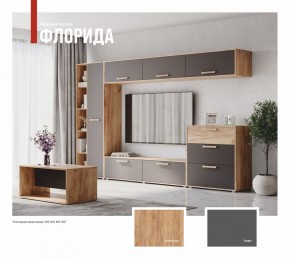 ФЛОРИДА Гостиная (модульная) дуб золотой/графит в Тобольске - tobolsk.ok-mebel.com | фото