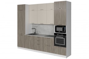 ФЬЮДЖИ Кухонный гарнитур Экстра (3000 мм) в Тобольске - tobolsk.ok-mebel.com | фото 4
