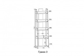 ГРАНЖ-3 Этажерка в Тобольске - tobolsk.ok-mebel.com | фото 2