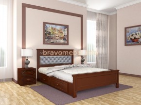ГРАЦИЯ Кровать из массива 1600 с 2-мя ящиками  в Тобольске - tobolsk.ok-mebel.com | фото 2