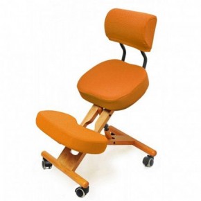 Коленный стул со спинкой Smartstool KW02В + Чехлы в Тобольске - tobolsk.ok-mebel.com | фото 4