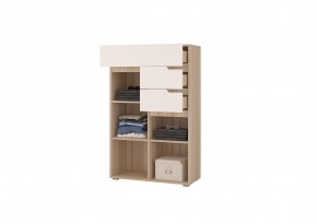 Комод АНТАЛИЯ (Сонома/Белый софт) в Тобольске - tobolsk.ok-mebel.com | фото 2