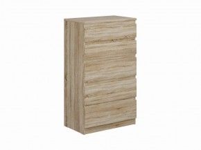Комод КАСТОР с пятью ящиками, цвет Дуб Сонома в Тобольске - tobolsk.ok-mebel.com | фото
