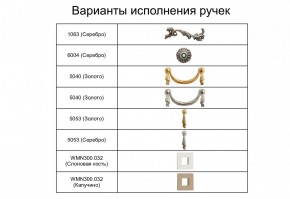 Комод (узкий) Тиффани Premium слоновая кость/золото (ТФКМ-2(П) в Тобольске - tobolsk.ok-mebel.com | фото 2