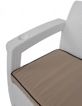 Комплект уличной мебели Yalta Premium Terrace Set (Ялта) белый (+подушки под спину) в Тобольске - tobolsk.ok-mebel.com | фото 5