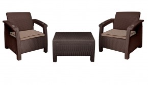 Комплект уличной мебели Yalta Premium Terrace Set (Ялта) шоколадый (+подушки под спину) в Тобольске - tobolsk.ok-mebel.com | фото 8