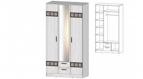 КОСТА-РИКА Шкаф 3-х створчатый (анкор светлый) в Тобольске - tobolsk.ok-mebel.com | фото